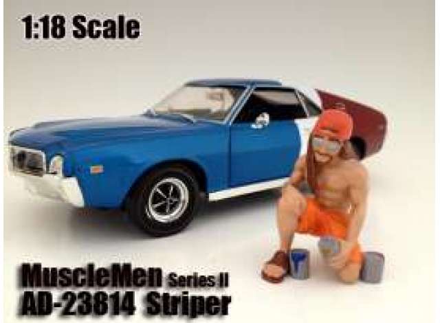 Musclemen II *Striper* (Car not included). 1:18 American Diorama Model