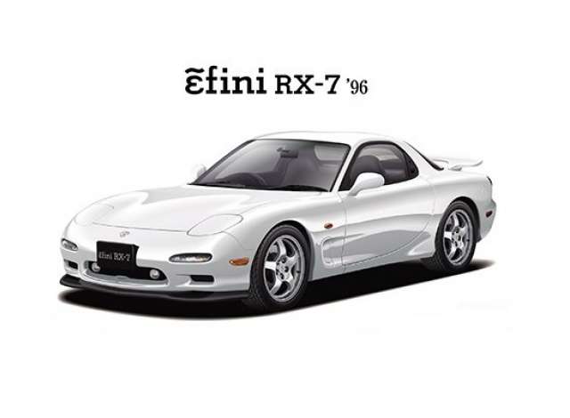 #07 1996 Mazda RX-7 FD3S, plastic modelkit 1:24 Aoshima Model
