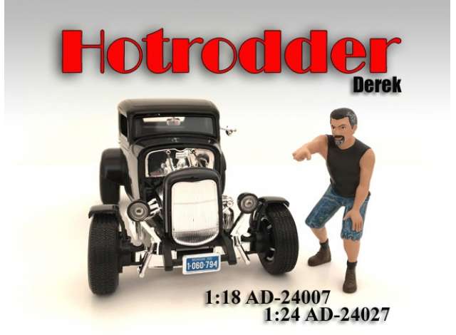 Hot Rodder *Derek* 1:24 American Diorama Model