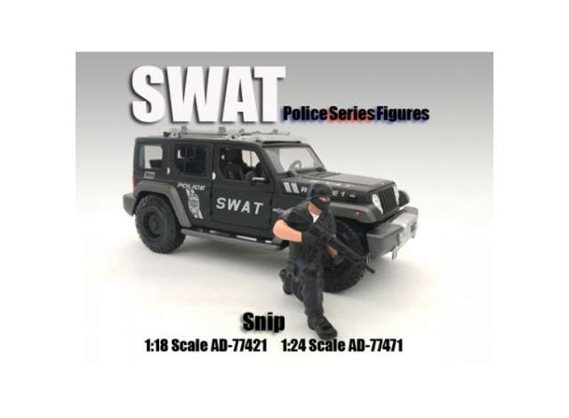 *Swat Team* Snip 1:24 American Diorama Model