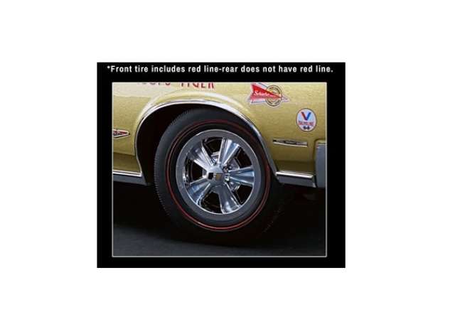 1966 Pontiac GTO Royal Wheel & Tire set of 4 1:18 Acme Diecast Model