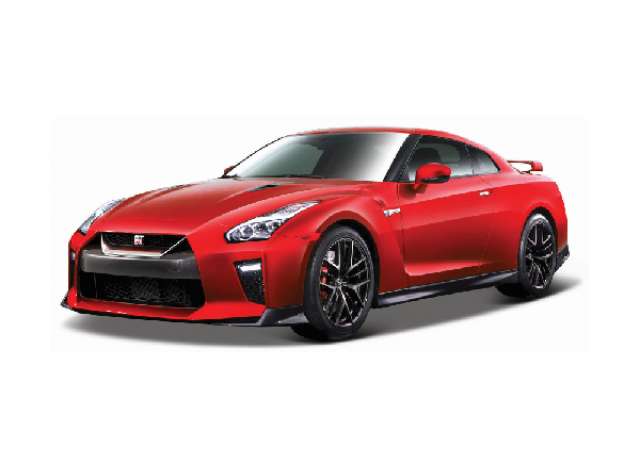 2017 Nissan GT-R, red 1:24 Bburago Model