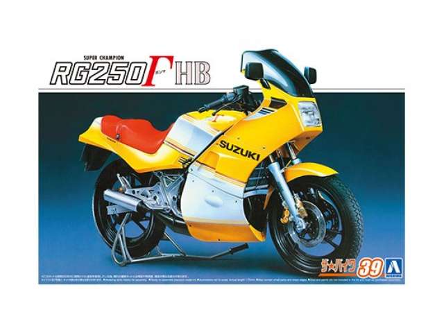 Suzuki GJ21A RG250 HB, plastic modelkit 1:12 Aoshima Model