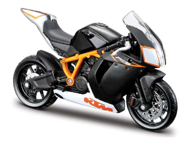 KTM 1190 RC8 R, black 1:18 Bburago Model