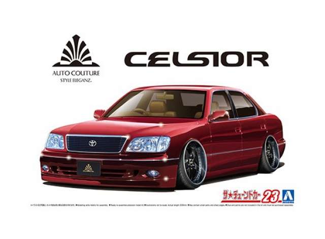 #23 1997 Toyota Celsior Auto Couture UCF21, plastic modelkit 1:24 Aoshima Model