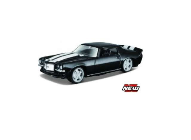 1971 Chevrolet Camaro Z/28, black/white 1:64 Bburago Model