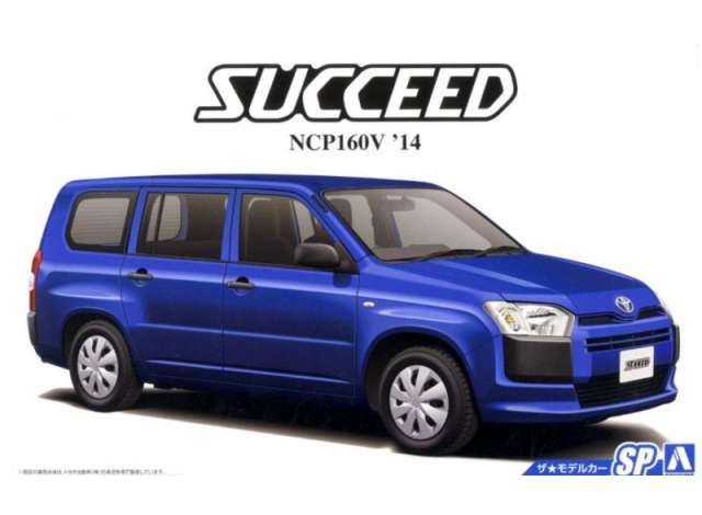 Toyota NCP160V Succeed 2014, plastic modelkit 1:24 Aoshima Model