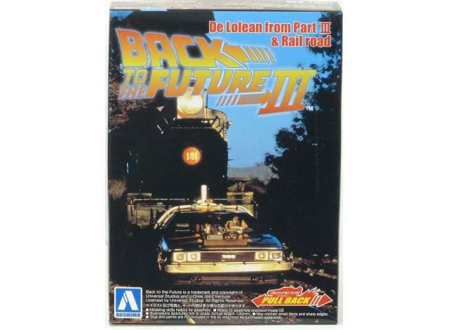 Delorean *Back to the Future III*, plastic modelkit 1:43 Aoshima Model