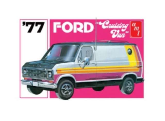 1977 Ford Cruising Van 2T, plastic modelkit 1:25 AMT Model