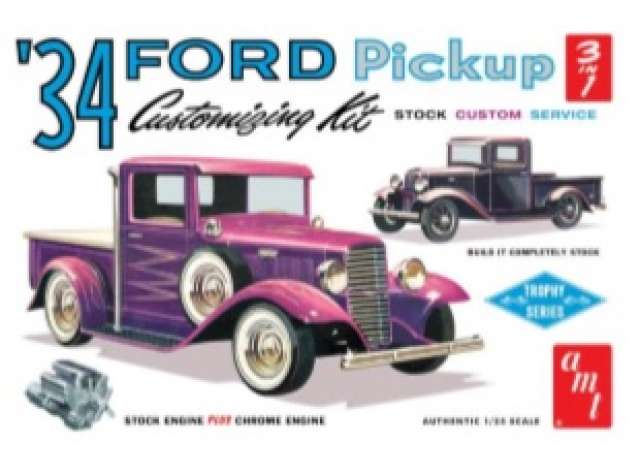 1934 Ford Pickup, plastic modelkit 1:25 AMT Model