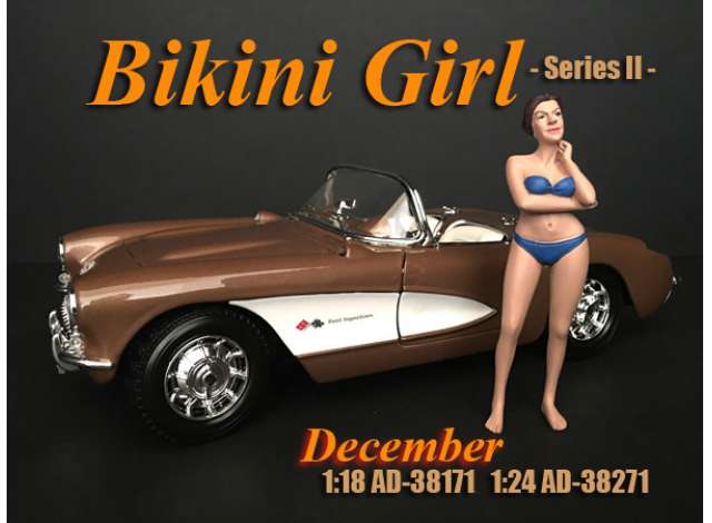 Bikini Girl series II *December* 1:24 American Diorama Model