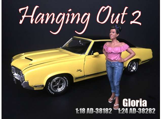 Hanging Out 2 Gloria 1:24 American Diorama Model