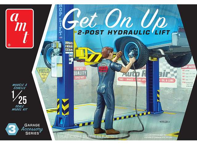 Garage Accessory Set #3 Get on Up 2T *plastic modelkit* 1:25 AMT Model