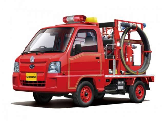 #119 Subaru TT2 Sambar Fire Engine, plastic modelkit 1:24 Aoshima Model