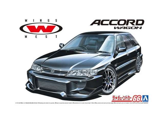 1996 Honda Wingswest CF2 Accord, plastic modelkit 1:24 Aoshima Model