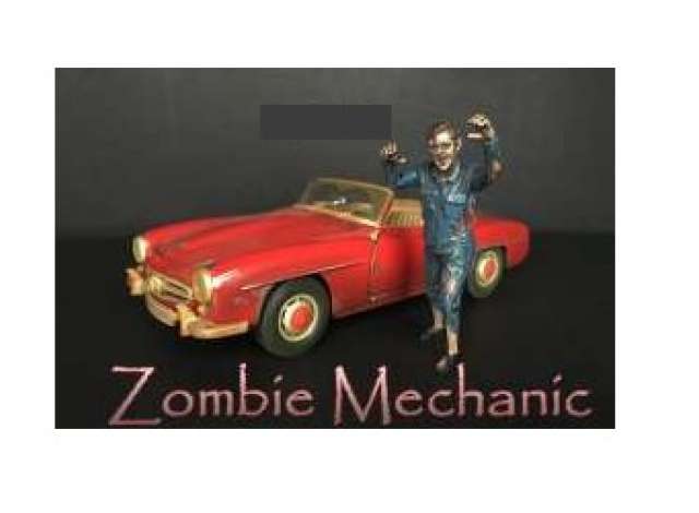 Zombie Mechanic #2 1:24 American Diorama Model