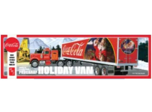 Fruehauf Holiday Hauler Semi Trailer, plastic modelkit 1:25 AMT Model