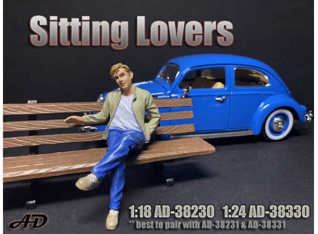 Sitting Lovers #I (AD 38331 and you have a nice set). 1:24 American Diorama Model