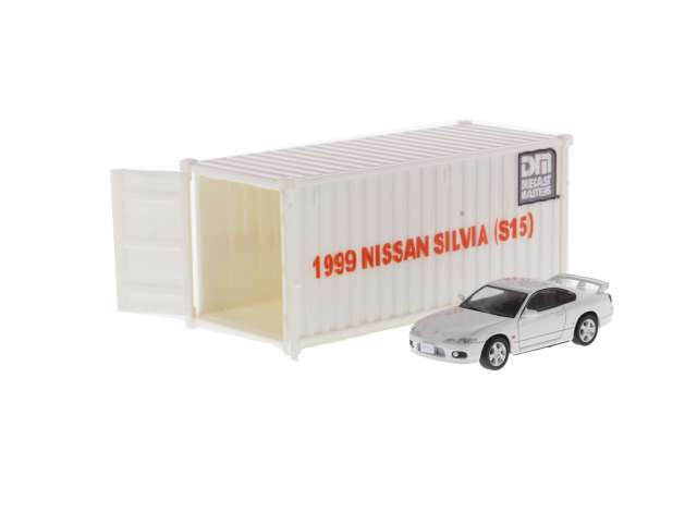 1999 Nissan Silvia S15 LHD, white 1:64 BM Creations Model