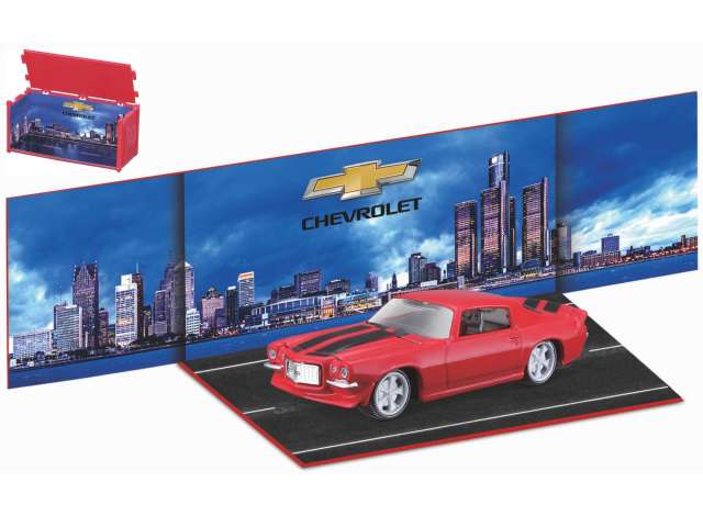 1971 Chevrolet Camaro Z/28, red/black 1:64 Bburago Model