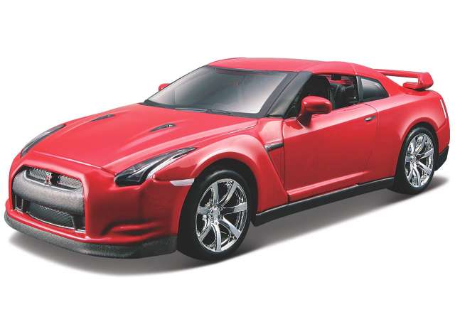 2009 Nissan GT-R (35), red 1:32 Bburago Model