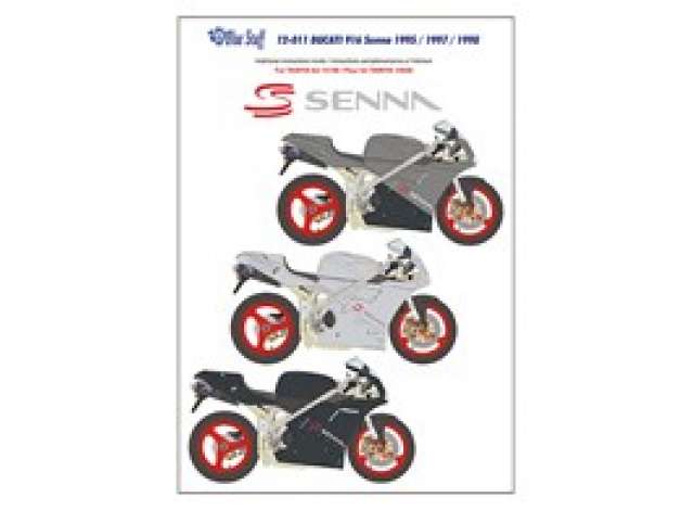 DUCATI 916 SENNA Transkit 1:12 Blue Stuff Model