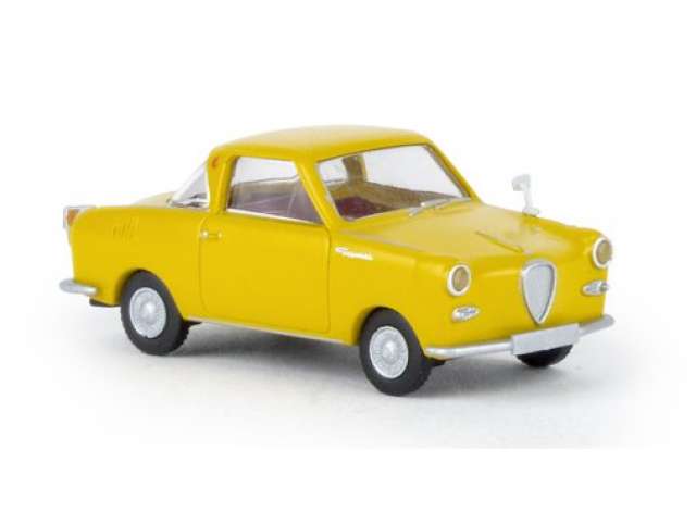 Goggomobil Coupe, yellow 1:87 Brekina Model