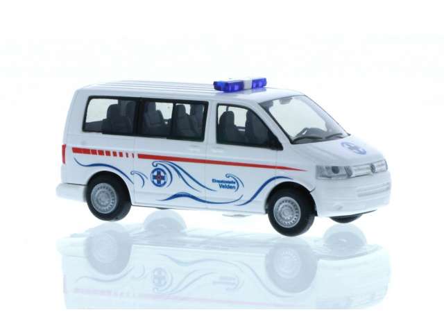 Available To Order – Volkswagen T5 *Wasserrettung Velden*, white/red/blue 1:87 Rietze Model (RZ51925)