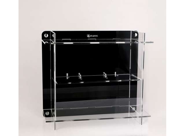 Acrylic Multicase for two scale cars (2x1). Can be used either wall mount or desk-top. Package includes parts for wall mounting. 1:18 – diecast model