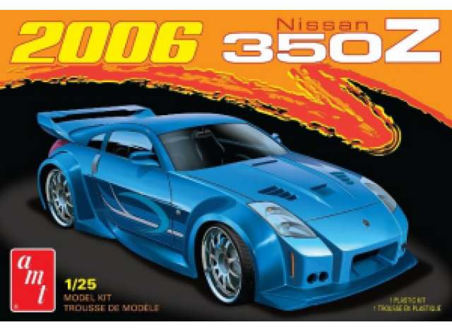 2006 Nissan 350Z, plastic modelkit 1:25 AMT Model
