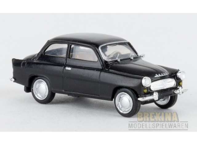 1960 Skoda Octavia, black 1:87 Brekina Model