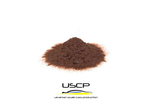 Flocking powder, brown 1:0 USCP Model
