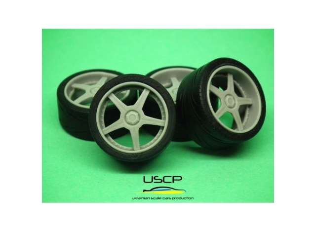 19 inch Racing Hart M5 with tires 1:24 USCP Model