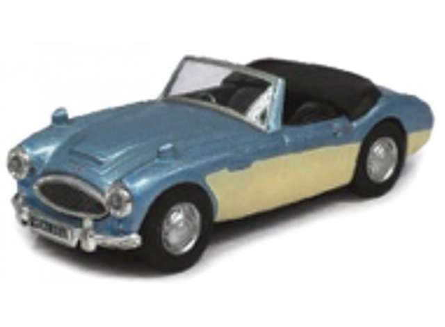 Austin Healey Convertible, blue/creme 1:43 Cararama Model
