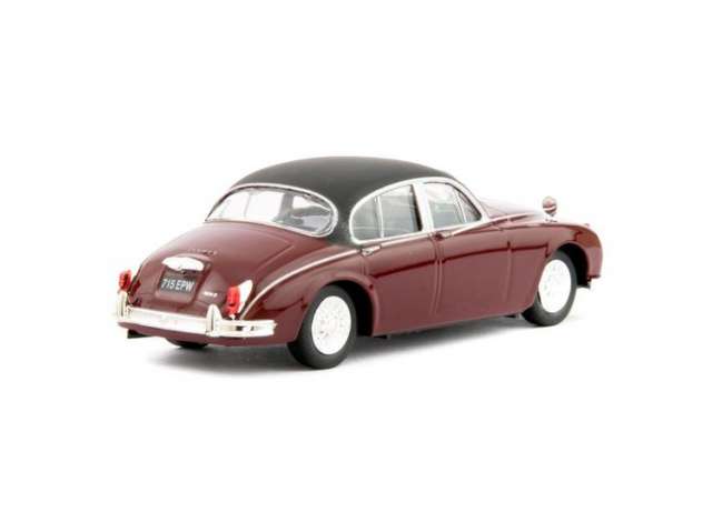 Jaguar MARK II *Inspector Morse*, dark red 1:43 Cararama Model
