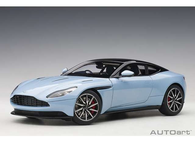 Aston Martin DB11, frosted glass blue 1:18 AutoArt Model