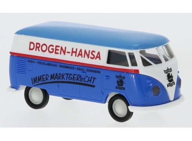 Volkswagen T1B *Drogen-Hansa*, blue/white 1:87 Brekina Model