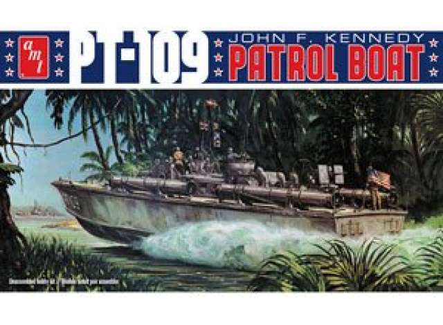 John F. Kennedy PT-109, plastic modelkit 1:64 AMT Model