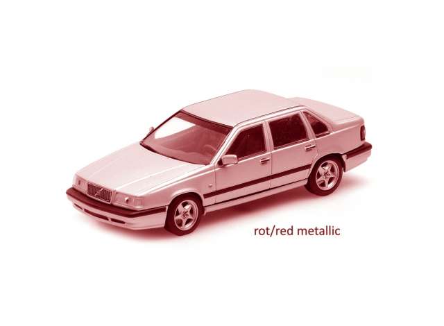 Available To Order – 1994 Volvo 850 saloon, red metallic 1:87 Minichamps Model (MC870171100)