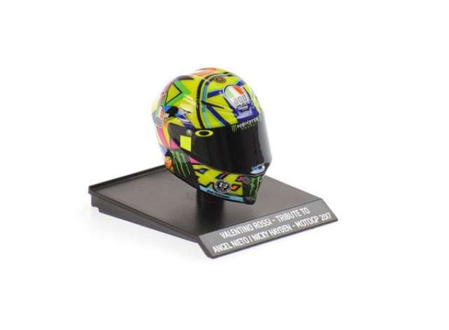 Pre-Order – 2017 Helmet Valentino Rossi MotoGP, yellow 1:10 Minichamps Model (mc315170046) – ETA. July/August 2026