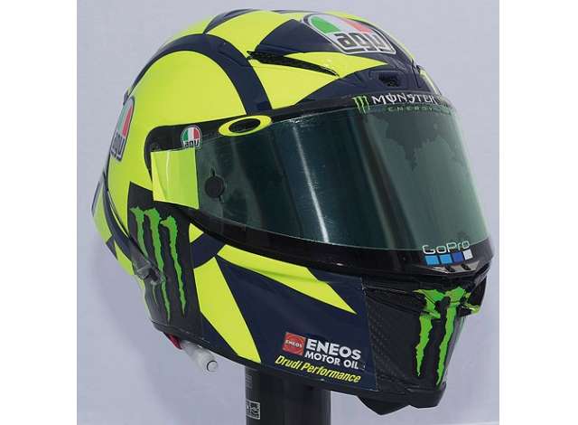 Pre-Order – 2020 AGV Helmet Valentino Rossi MotoGP, yellow/black 1:8 Minichamps Model (mc399200046) – ETA. July/August 2026
