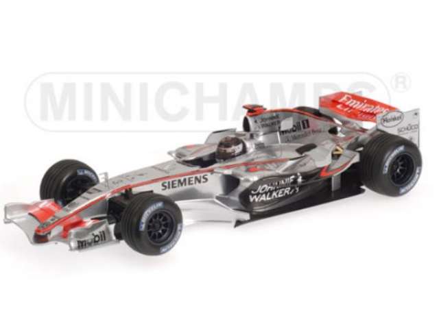 Pre-Order – 2006 McLaren Mercedes Benz MP4/21 Kimi Raikkonen, silver 1:18 Minichamps Model (mc53061803) – ETA. July/August 2026