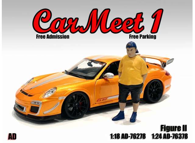 Car Meet I Figure II 1:24 American Diorama Model