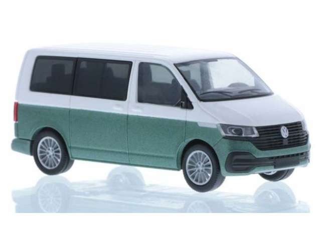 Available To Order – Volkswagen T6.1, green/white 1:87 Rietze Model (RZ11674)