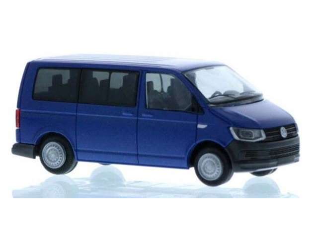 Available To Order – Volkswagen T6, short, blue 1:87 Rietze Model (RZ11688)