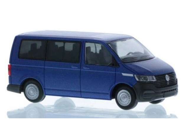 Available To Order – Volkswagen T6.1, short, blue 1:87 Rietze Model (RZ11690)