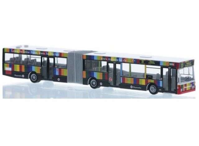 Available To Order – Mercedes Benz O405 GN2 Mayersche Buchhandlung, various colours 1:87 Rietze Model (RZ76428)