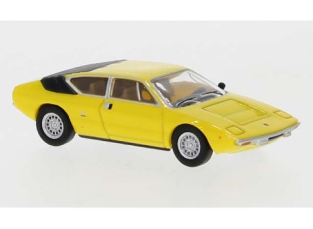Available To Order – 1973 Lamborghini Urraco, yellow 1:87 Brekina Model (PCX870049)
