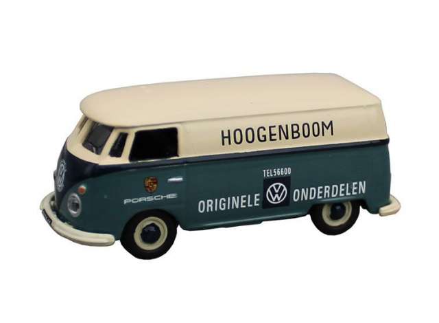 Available To Order – Volkswagen T1 *Hoogenboom (NL)*, white/blue 1:87 Schuco Model (SCHUCO26643)