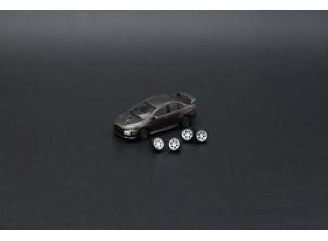 2007 Mitsubishi Lancer Evo X lhd, grey 1:64 BM Creations Model